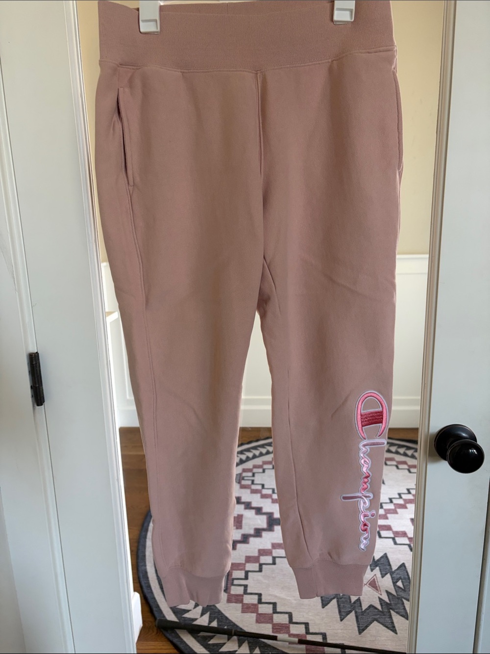 Champion Mauve/Pink Logo Jogger Pants
